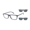 EMPORIO ARMANI Sunčane naočare + 2 CLIP ON dodatka 0EA4160 50881W 55