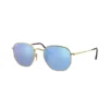 ray-ban-rb-3548n-hexagonal-0019o-arista-8053672611724-.webp RAY-BAN Sunčane naočare HEXAGONAL 0RB3548N 001/9O 51