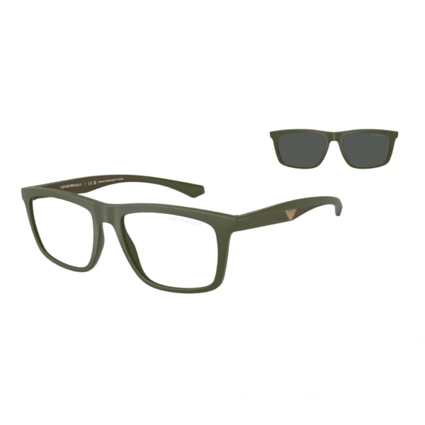 EMPORIO ARMANI Sunčane naočare + CLIP ON dodatak 0EA4235 61841W 53